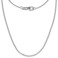 SilberDream Ankerkette fein 925er Silber Halskette 80cm Kette SDK21180