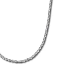SilberDream Ankerkette fein 925er Silber Halskette 80cm Kette SDK21180
