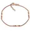 SilberDream Armband 925 Sterling Silber rosévergoldet Damen 18cm - 21cm SDA1168E