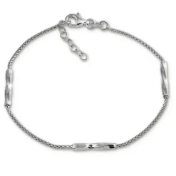 SilberDream Armband 925 Sterling Silber Damen 18cm - 21cm SDA1168J