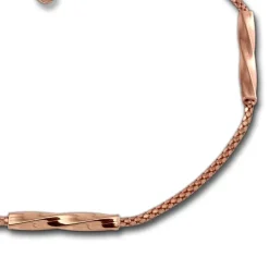 SilberDream Armband 925 Sterling Silber rosévergoldet Damen 18cm - 21cm SDA1168E