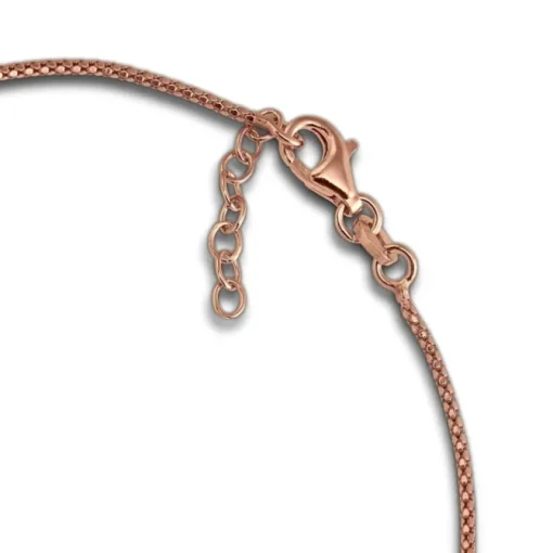 SilberDream Armband 925 Sterling Silber rosévergoldet Damen 18cm - 21cm SDA1168E