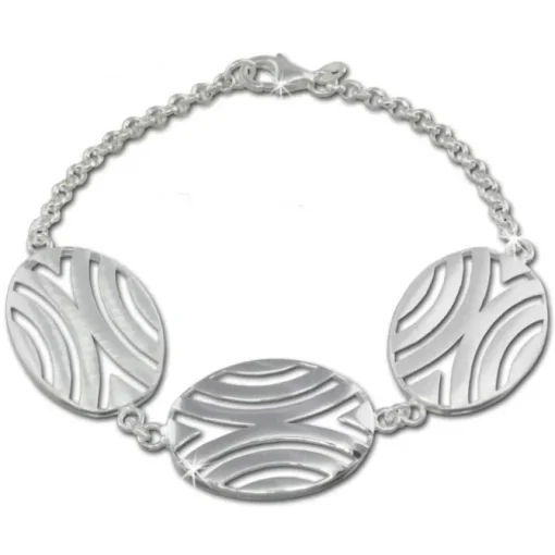 SilberDream Armband Afrika 925 Sterling Silber 19cm SDA417
