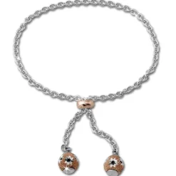 SilberDream Armband Blumen Rose vergoldet 925er Sterling Silber Damen SDA2215E