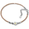 SilberDream Armband Blume rose 925 Sterling Silber Damen 18cm - 21cm SDA1118E