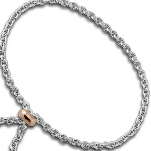 SilberDream Armband Blumen Rose vergoldet 925er Sterling Silber Damen SDA2215E