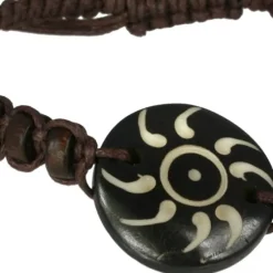 SilberDream Armband braun Surferarmband LA3226B