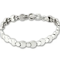 SilberDream Armband Circles 925 Sterling Silber 19cm Silberarmband SDA474J