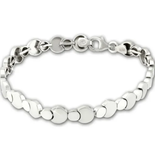 SilberDream Armband Circles 925 Sterling Silber 19cm Silberarmband SDA474J