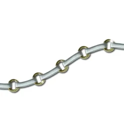 SilberDream Armband Circle 925 Silber matt vergoldet Damen 19cm SDA4801T