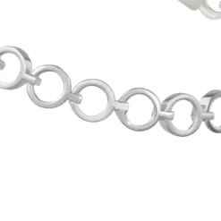 SilberDream Armband Circle matt/glänzend 925 Sterling Silber 19,5cm SDA431