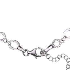 SilberDream Armband Circle 925 Silber poliert Zirkonia ca. 21,5cm SDA4797W