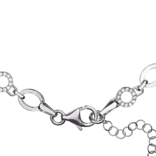 SilberDream Armband Circle 925 Silber poliert Zirkonia ca. 21,5cm SDA4797W