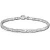 SilberDream Armband Design matt/glänzend 925 Sterling Silber 19cm SDA427