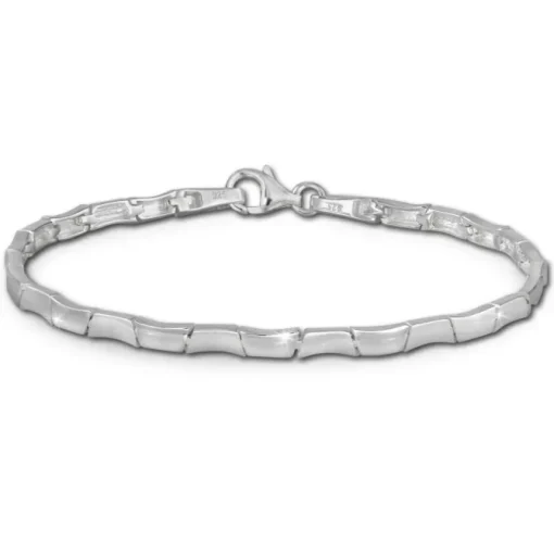 SilberDream Armband Design matt/glänzend 925 Sterling Silber 19cm SDA427