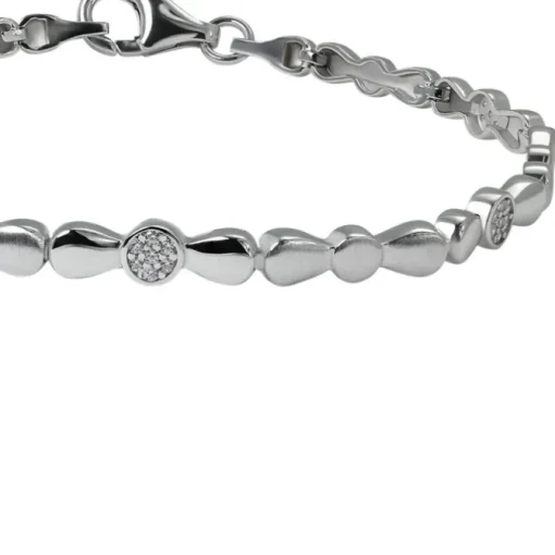 SilberDream Armband Design Zirkonia weiß 925er Silber 19cm Damen SDA4806W
