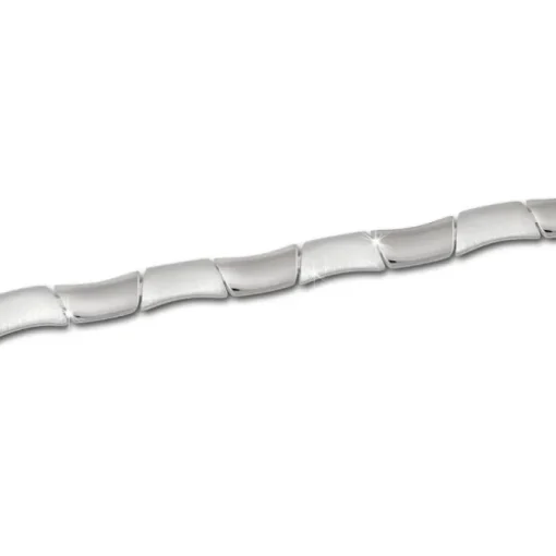 SilberDream Armband Design matt/glänzend 925 Sterling Silber 19cm SDA427