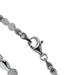 SilberDream Armband Design Zirkonia weiß 925er Silber 19cm Damen SDA4806W