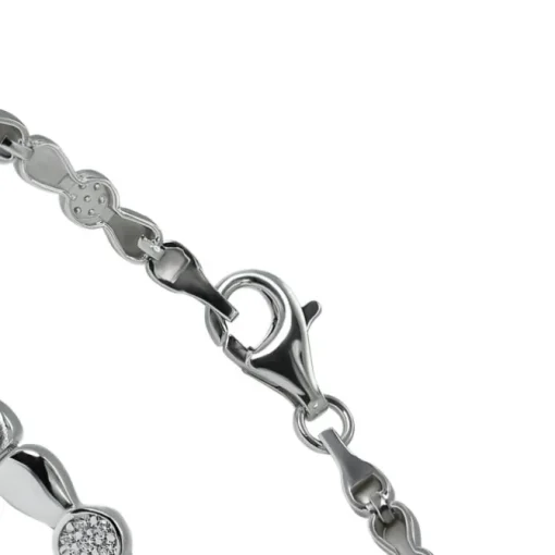 SilberDream Armband Design Zirkonia weiß 925er Silber 19cm Damen SDA4806W