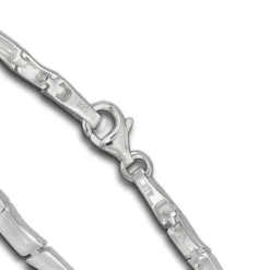 SilberDream Armband Design matt/glänzend 925 Sterling Silber 19cm SDA427