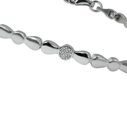 SilberDream Armband Design Zirkonia weiß 925er Silber 19cm Damen SDA4806W