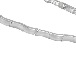 SilberDream Armband Design matt/glänzend 925 Sterling Silber 19cm SDA427