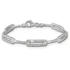 SilberDream Armband diamantiert 925 Silber 19cm Silberarmband SDA442J