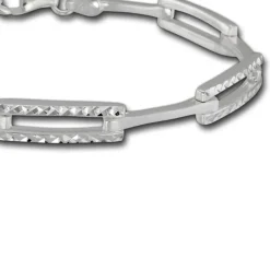 SilberDream Armband diamantiert 925 Silber 19cm Silberarmband SDA442J