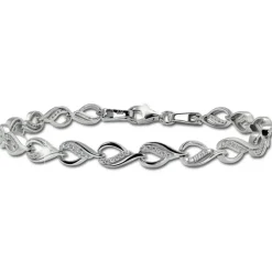 SilberDream Armband Dream Zirkonia weiß 925er Silber 19cm Damen SDA4809W