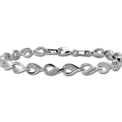 SilberDream Armband Dream Zirkonia weiß 925er Silber 19cm Damen SDA4809W
