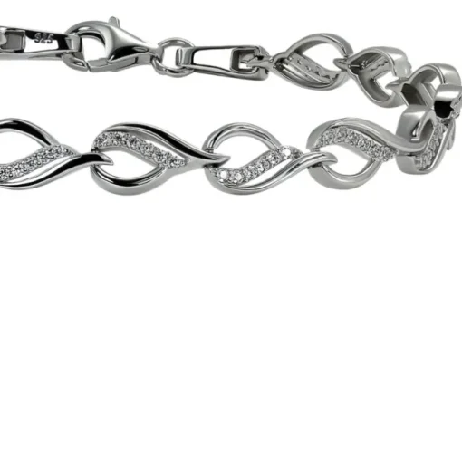 SilberDream Armband Dream Zirkonia weiß 925er Silber 19cm Damen SDA4809W