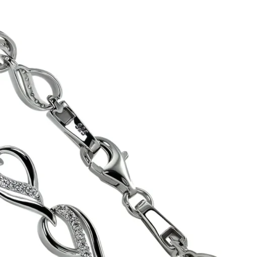 SilberDream Armband Dream Zirkonia weiß 925er Silber 19cm Damen SDA4809W