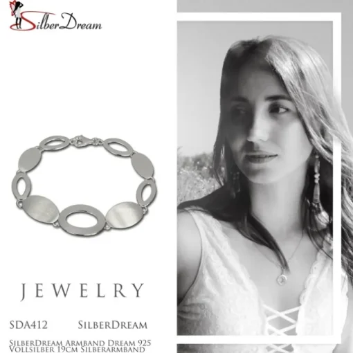SilberDream Armband Dream 925 Vollsilber 19cm Silberarmband SDA412