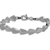 SilberDream Armband Dreicke Zirkonia weiß 925er Silber 18,7cm Damen SDA457W