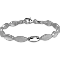 SilberDream Armband Elegance Zirkonia weiß 925er Silber 19cm Damen SDA453W