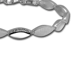 SilberDream Armband Elegance Zirkonia weiß 925er Silber 19cm Damen SDA453W