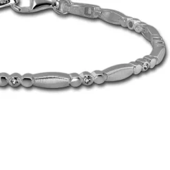 SilberDream Armband Elegant Zirkonia weiß 925er Silber 18,7cm Damen SDA458W