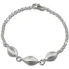 SilberDream Armband Ellipsen 925 Sterling Silber 19cm Damen SDA420