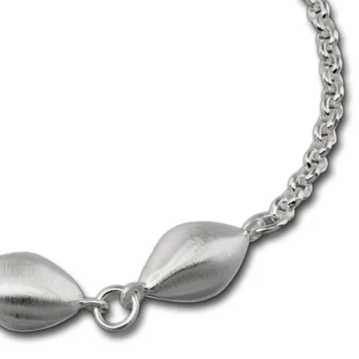 SilberDream Armband Ellipsen 925 Sterling Silber 19cm Damen SDA420