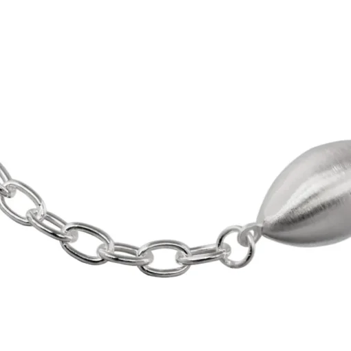 SilberDream Armband Ellipse groß 925 Sterling Silber 19cm Damen SDA421
