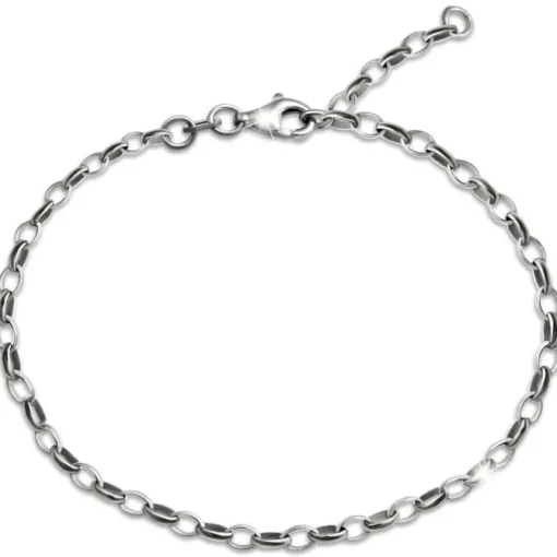 SilberDream Armband Erbskette 925 Sterling Silber Damen 28cm SDAK0052J