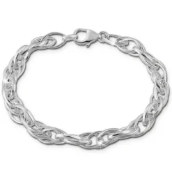 SilberDream Armband Fantasie verschlungen 925er Silber Damenarmband SDA2559J