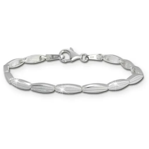 SilberDream Armband Fantasie 925er Silber 18,5cm Silberarmband SDA441J