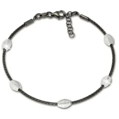 SilberDream Armband Fantasie schwarz 925 Silber Damen SDA2469S