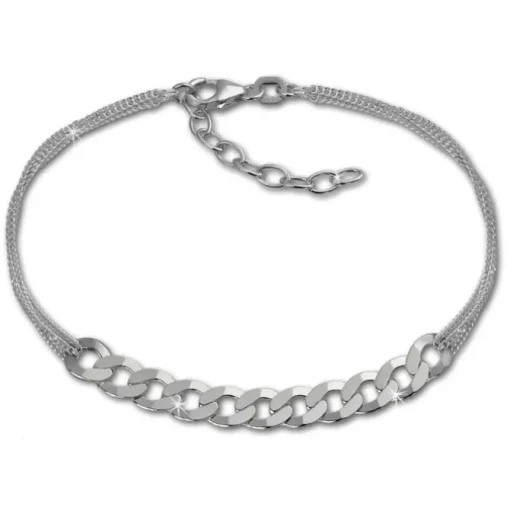 SilberDream Armband Fantasie 925er Sterling Silber Damen 18cm SDA2148J