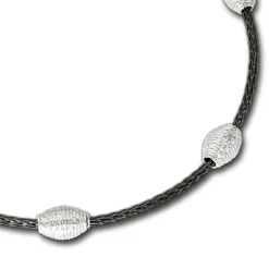 SilberDream Armband Fantasie schwarz 925 Silber Damen SDA2469S