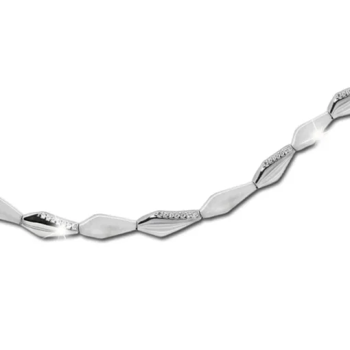 SilberDream Armband Fantasie 925er Silber Zirkonia 19cm Silberarmband SDA468W