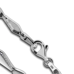 SilberDream Armband Fantasie 925er Silber Zirkonia 19cm Silberarmband SDA468W