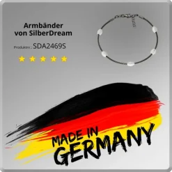SilberDream Armband Fantasie schwarz 925 Silber Damen SDA2469S