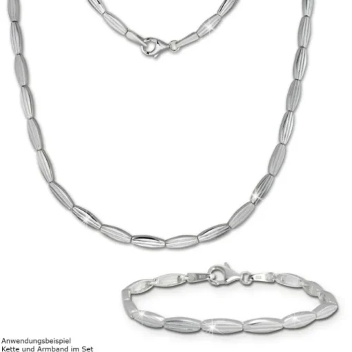 SilberDream Armband Fantasie 925er Silber 18,5cm Silberarmband SDA441J